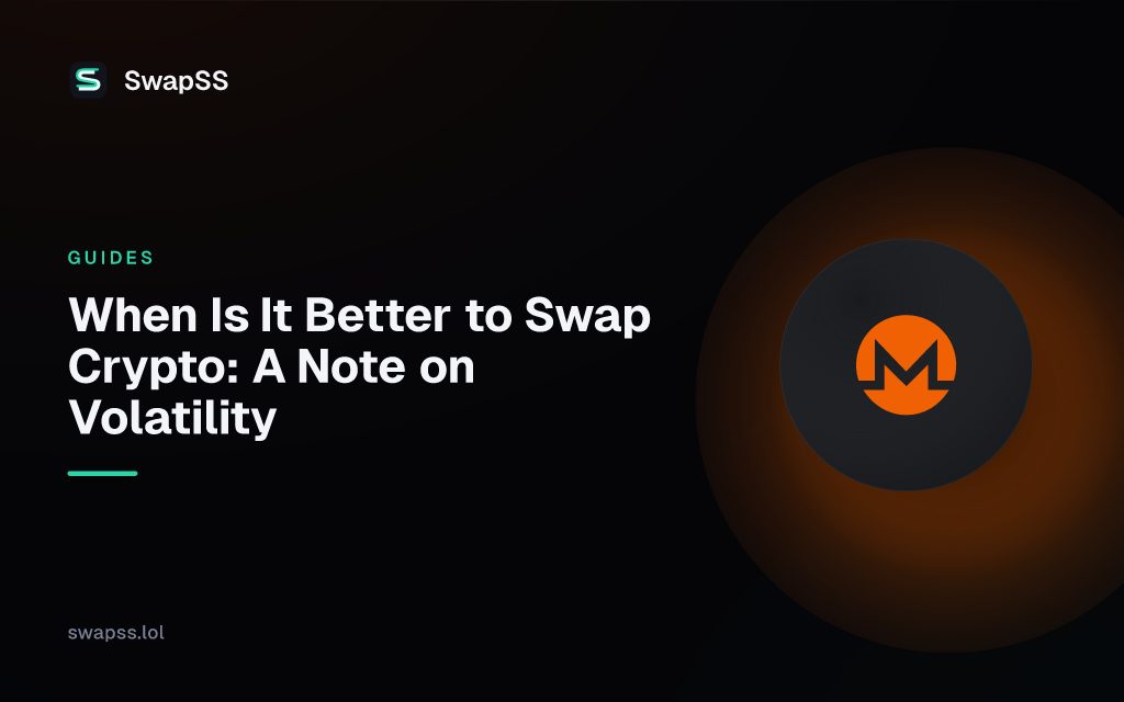 When Is It Better to Swap Crypto: A Note on Volatility
