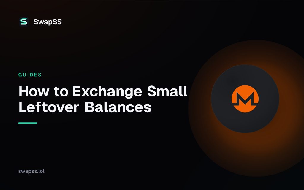 How to Exchange Small Leftover Balances